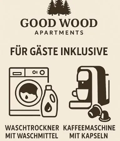 Apartamento Good Wood - Modernes Fachwerk Am Marktplatz In Freudenstadt