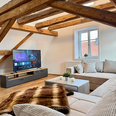 Apartment Good Wood Nest - Modernes Fachwerk Auf Zwei Etagen Am Marktplatz In