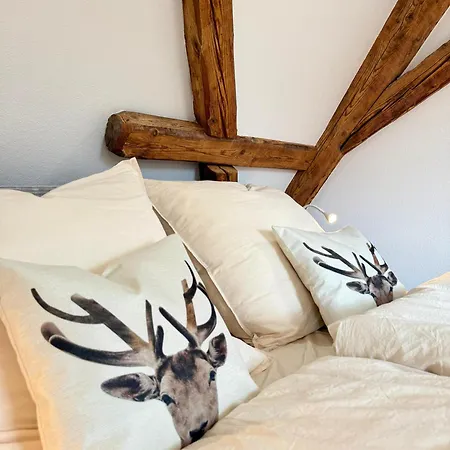 Good Wood Nest - Modernes Fachwerk Auf Zwei Etagen Am Marktplatz In