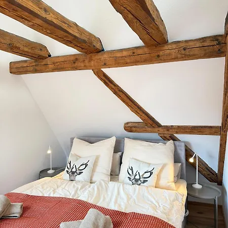 Good Wood Nest - Modernes Fachwerk Auf Zwei Etagen Am Marktplatz In Apartamento *