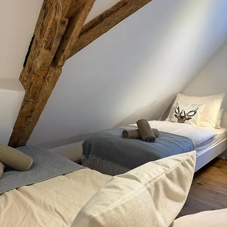 Apartamento Good Wood - Modernes Fachwerk Am Marktplatz In *